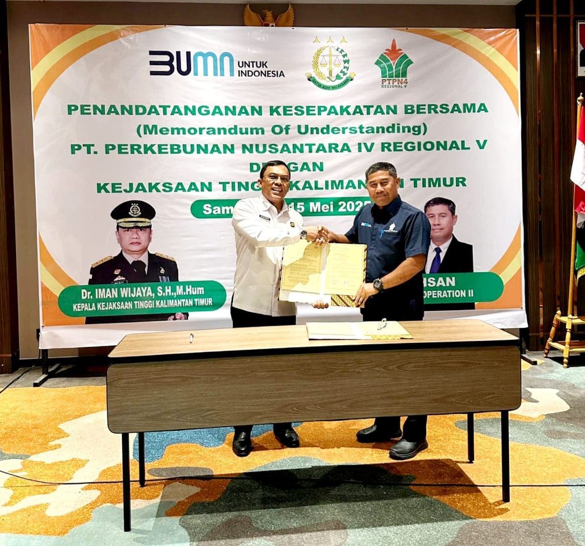 PTPN IV Regional 5 Perkuat Tata Kelola Perusahaan Gandeng Kejati Kaltim