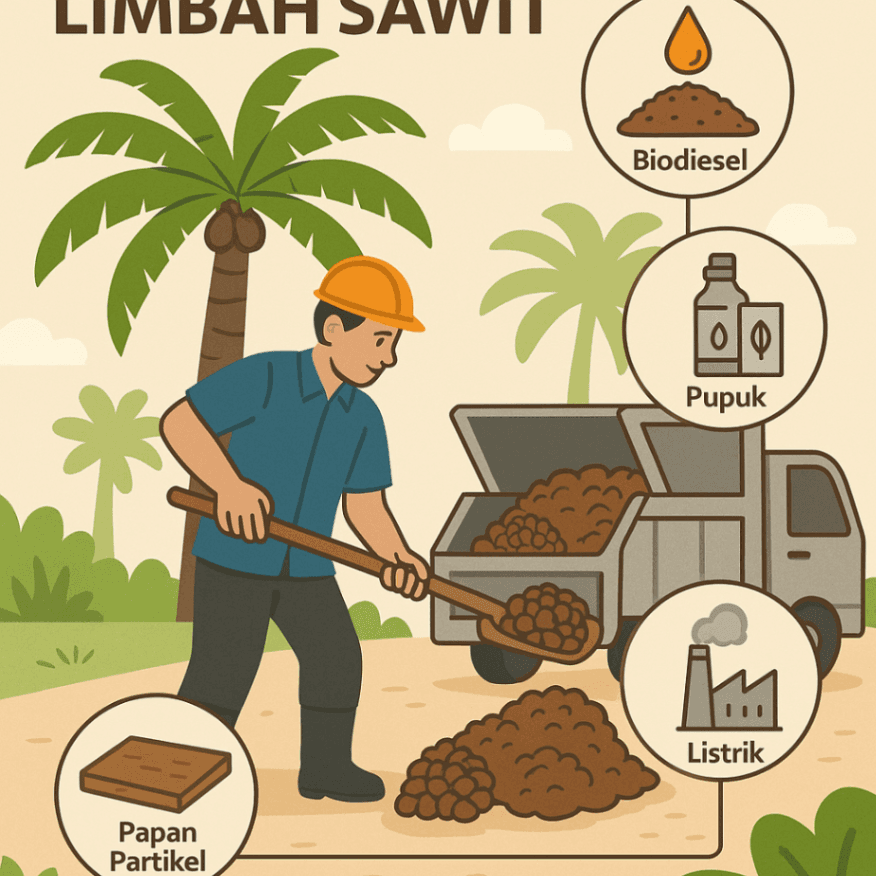 BRIN Ajak Kolaborasi Riset Pemanfaatan Limbah Sawit untuk Wujudkan Ekonomi Sirkular