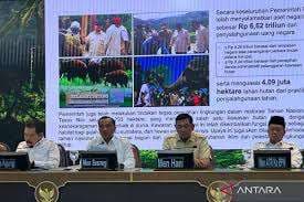 Satgas PKH Kuasai Kembali 4,09 Juta Hektare Kawasan Hutan dalam Setahun