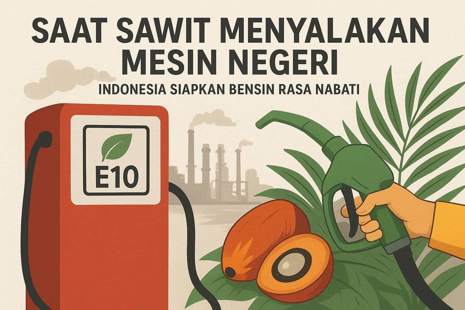 Saat Sawit Menyalakan Mesin Negeri: Indonesia Siapkan Bensin Rasa Nabati